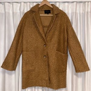 LUNA ALLEGRA Teddy Coat NWOT – Cozy Oversized Button-Down Jacket